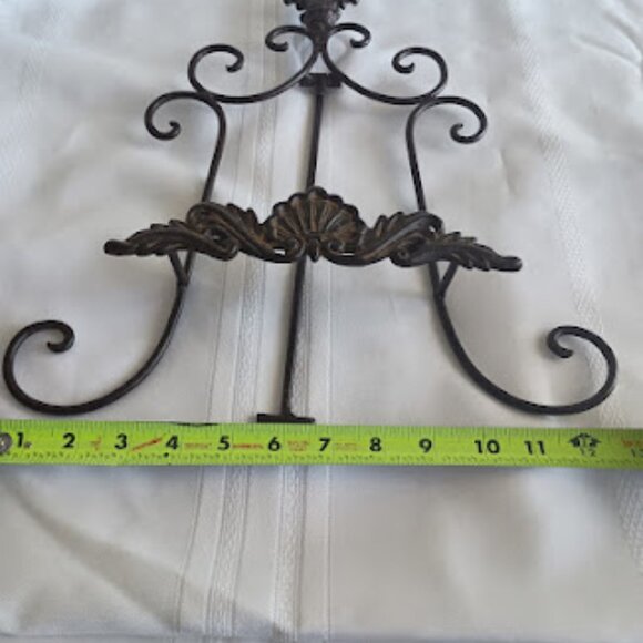 Brushed Brown Metal Easel for Countertop Cookbook or Art Display - Picture 6 of 8